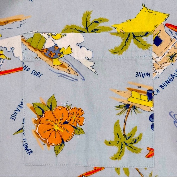 Disney Shopping Tropical Mickey Mouse Shirt Mens XL Goofy Minnie Donald Hawaiian - Picture 2 of 6